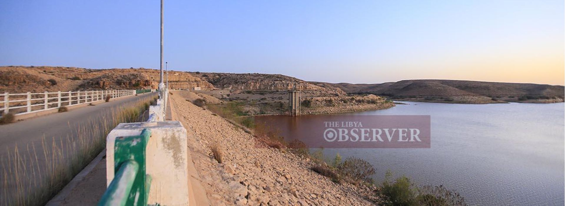 Wadi Kaam Dam / reservoir in Libya